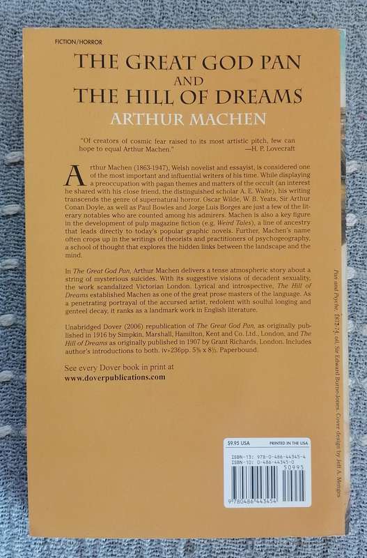 The Great God Pan / The Hill of Dreams by Arthur Machen