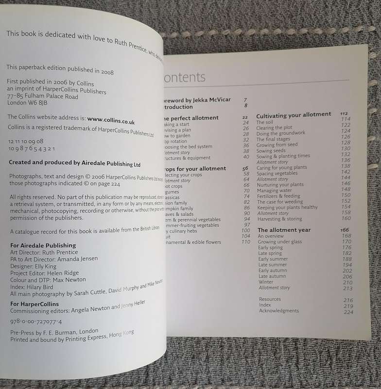 The Allotment Book by Andi Clevely