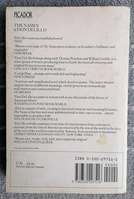 The Names by Don DeLillo
