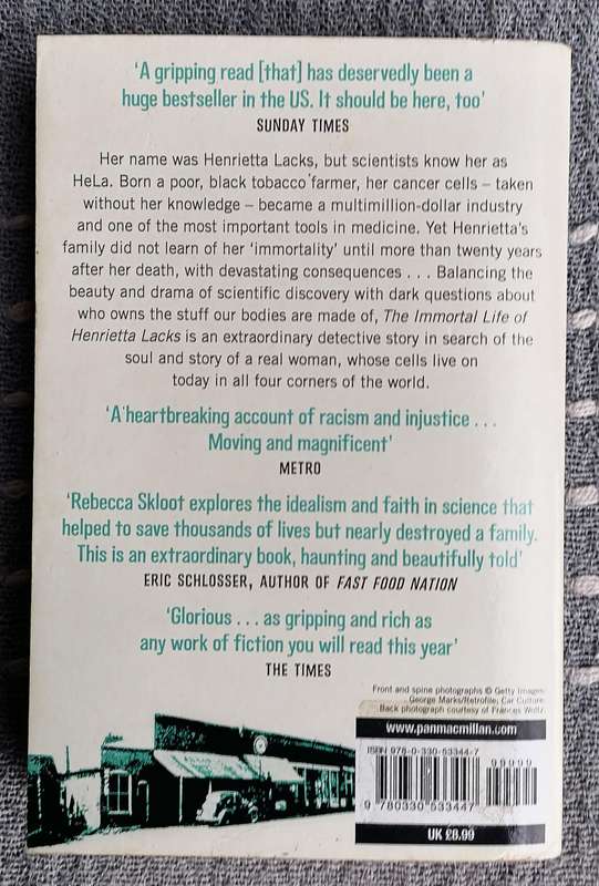The Immortal Life of Henrietta Lacks by Rebecca Skloot