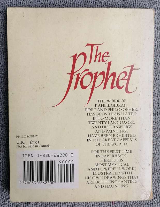 The Prophet by Kahlil Gibran