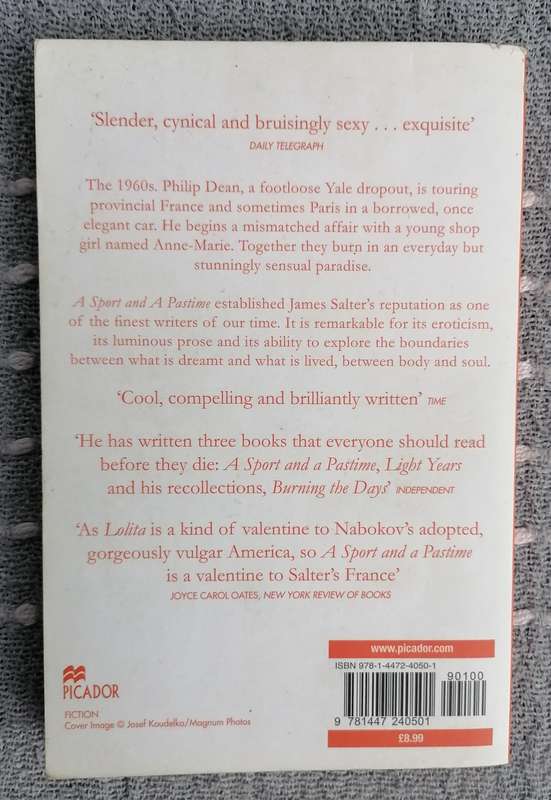 A Sport and a Pastime by James Salter