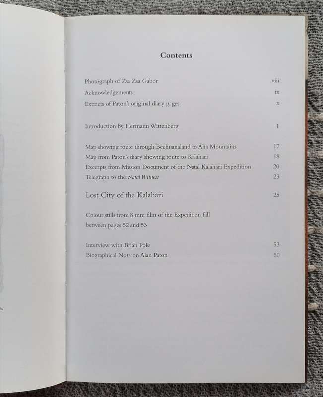 Lost City of the Kalahari by Alan Paton
