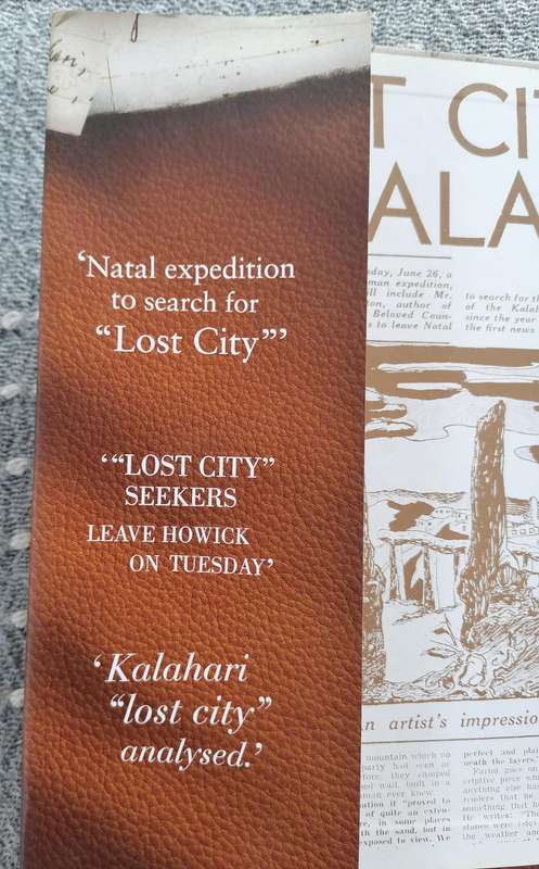 Lost City of the Kalahari by Alan Paton