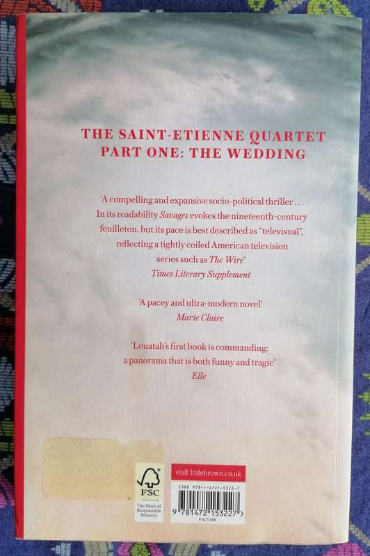 Savages (The Saint-Etienne Quartet #1: The Wedding by Sabri Louatah