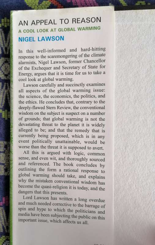 An Appeal to Reason - A Cool Look at Global Warming by Nigel Lawson
