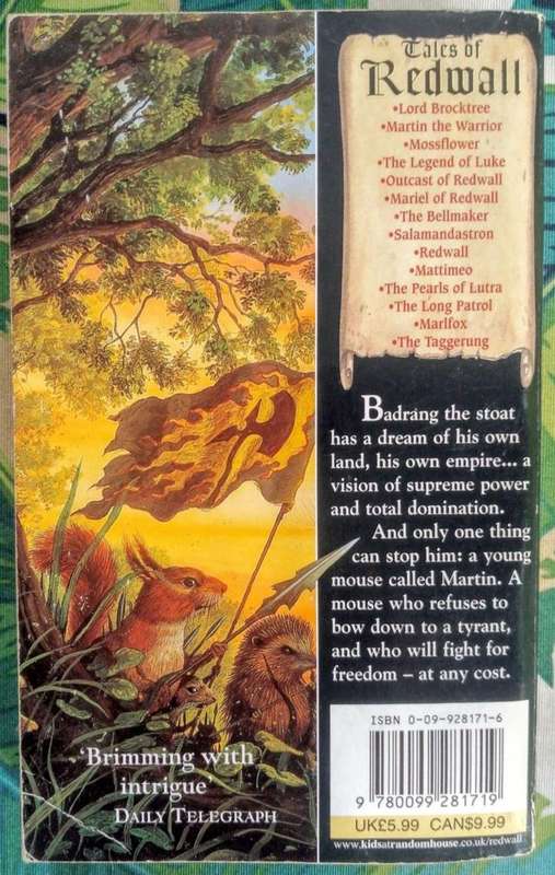Martin the Warrior (A Tale of Redwall) by Brian Jacques