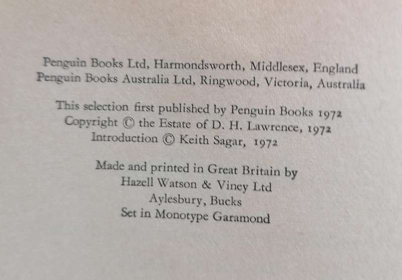 Selected Poems by D. H. Lawrence