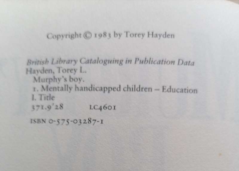 Murphy's Boy by Torey L. Hayden