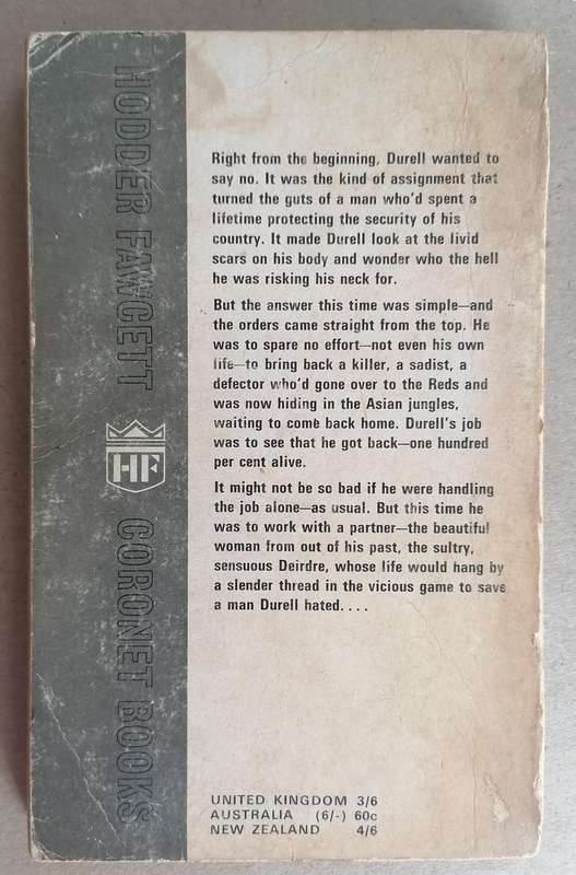 Assignment Cong Hai Kill (A Dam Durell Espionage Thriller) by Edward S. Aarons