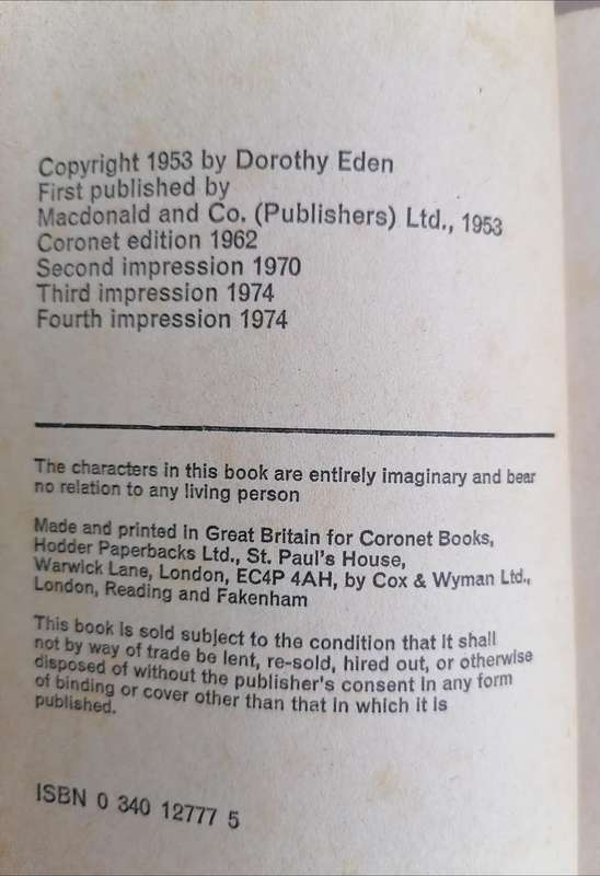 Lamb to the Slaughter by Dorothy Eden