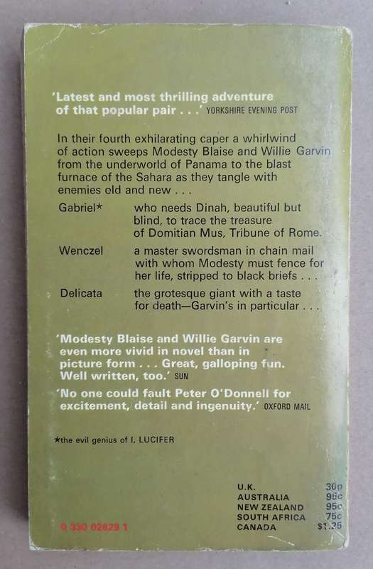 A Taste for Death (Modesty Blaise) by Peter O'Donnell