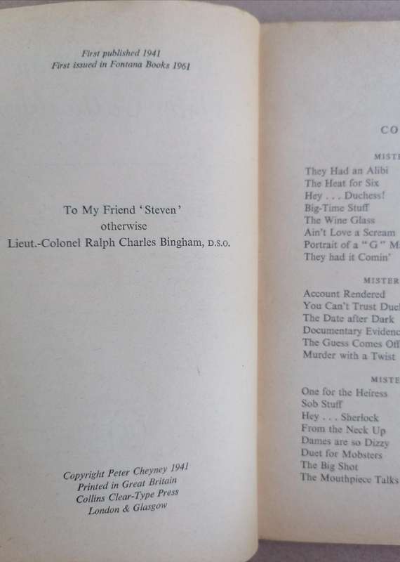 Mister Caution Mister Callaghan by Peter Cheyney