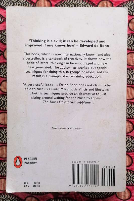 Lateral Thinking by Edward de Bono