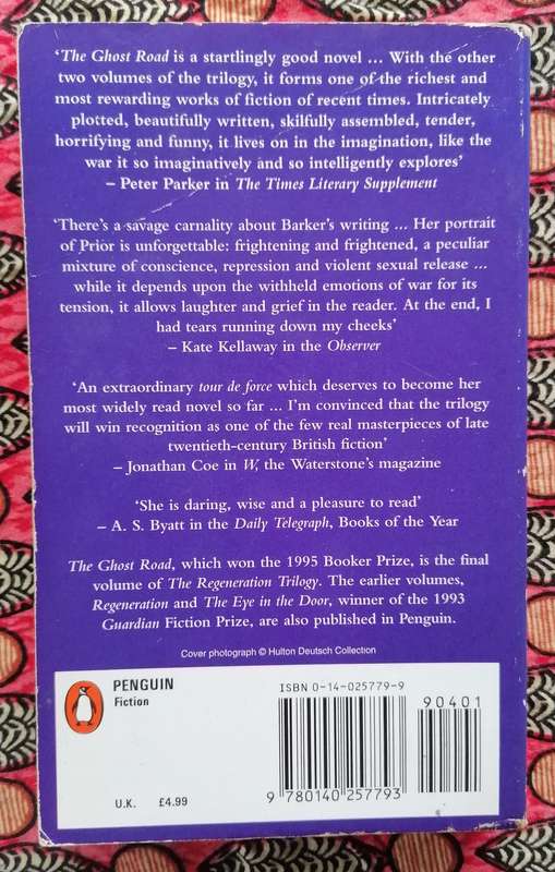 The Ghost Road (The Regeneration Trilogy #3) by Pat Barker