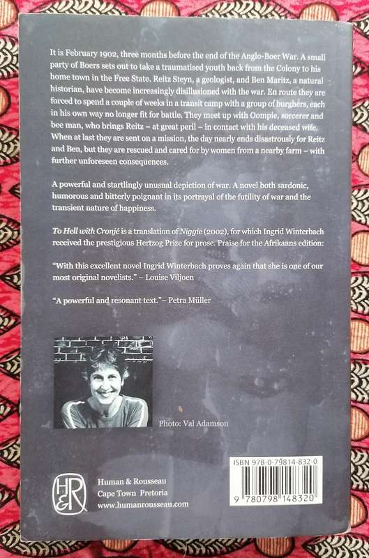 To Hell with Cronje by Ingrid Winterbach