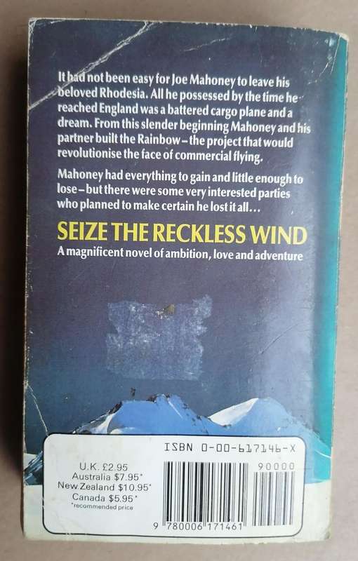 Seize the Reckless Wind by John Gordon Davis