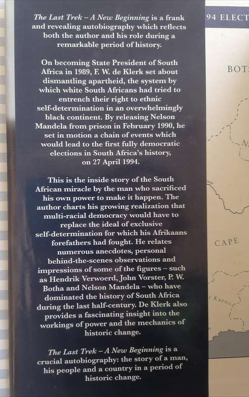FW de Klerk - The Autobiography: The Last Trek - A New Beginning
