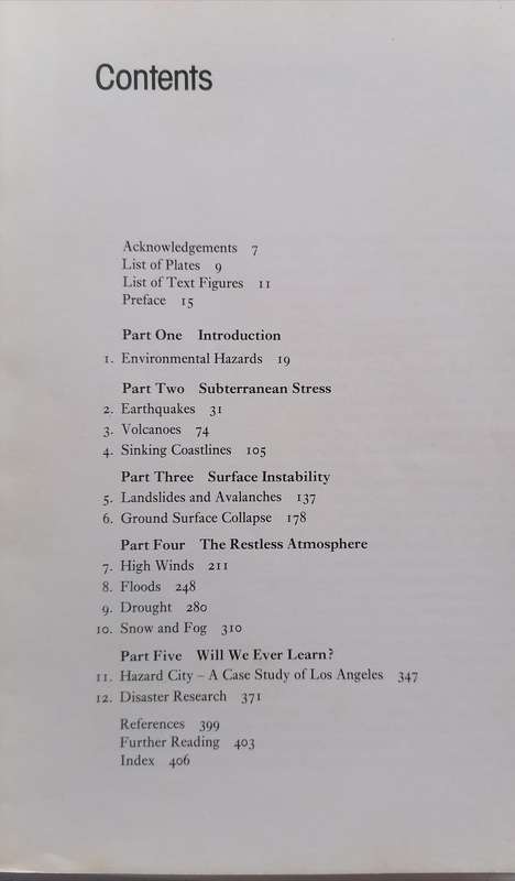 Disasters - The Anatomy of Environmental Hazards by John Whittow