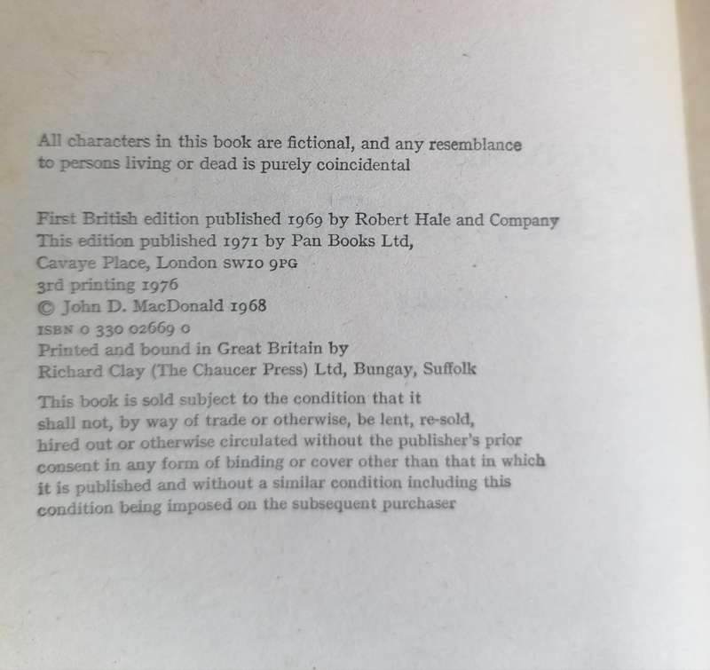 Travis McGee in Pale Grey for Guilt by John D. MacDonald