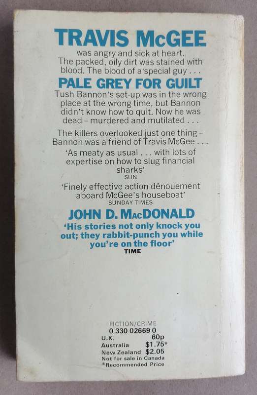 Travis McGee in Pale Grey for Guilt by John D. MacDonald