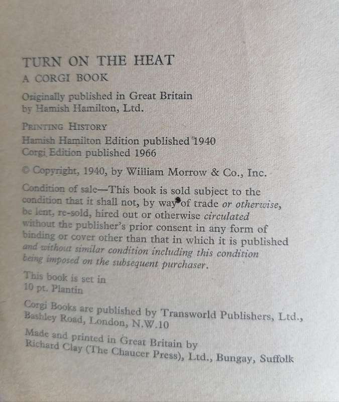 Turn on the Heat by A. A. Fair / Erle Stanley Gardner
