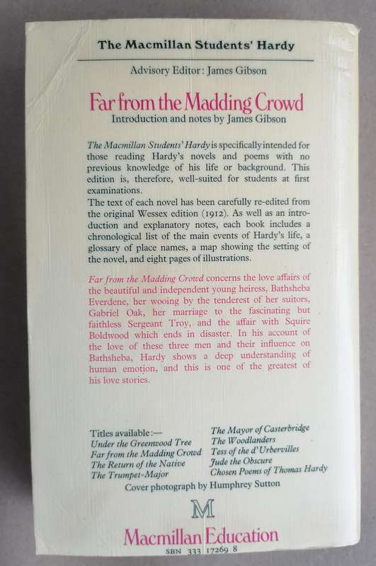 Far from the Madding Crowd by Thomas Hardy (The Macmillan Students' Hardy)