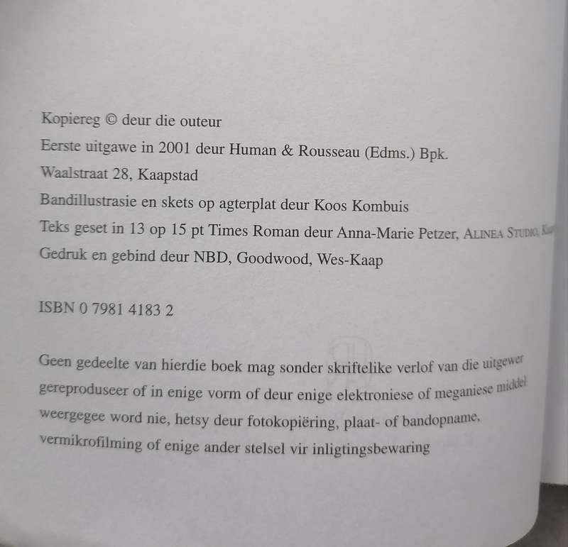 My Mamma is 'n Taal - Koos A. Kombuis