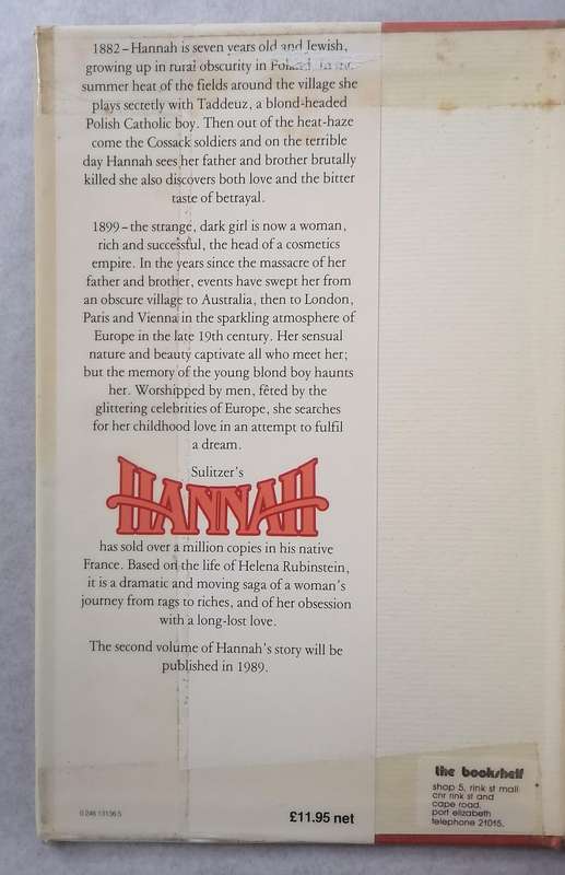 Hannah by Paul-Loup Sulitzer