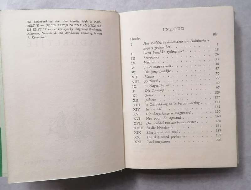 Paddeltjie - Die Skeepsjonge van Michiel de Ruyter - John. H. Been