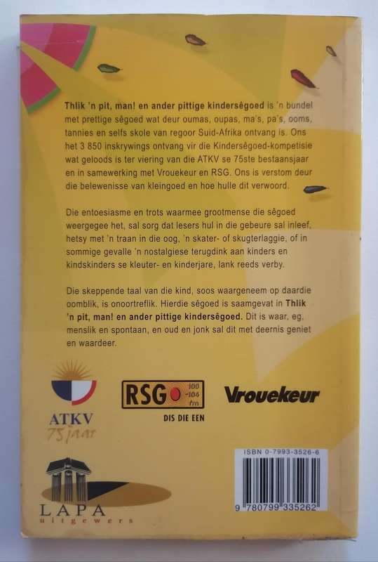 Thlik 'n Pit en Ander Pittige Kindersegoed! - Saamgestel deur Joey Basson