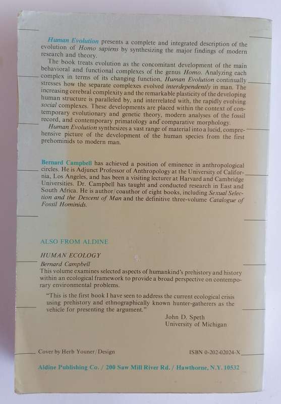 Human Evolution by Bernard Campbell (Third Edition)