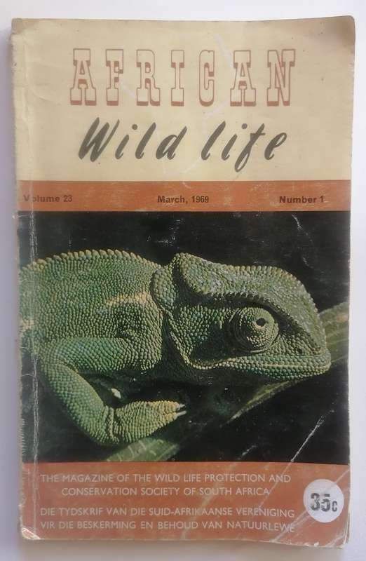 African Wild Life Magazine Volume 23 (March 1969) No 1