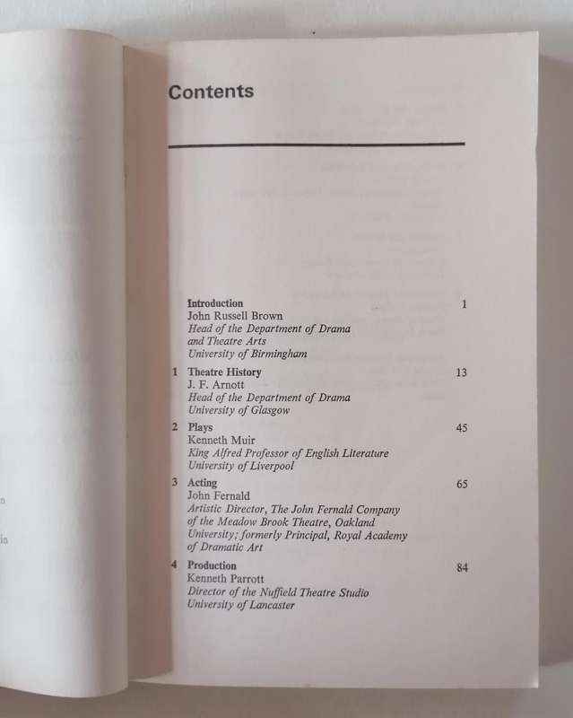 Drama and Theatre edited by John Russell Brown