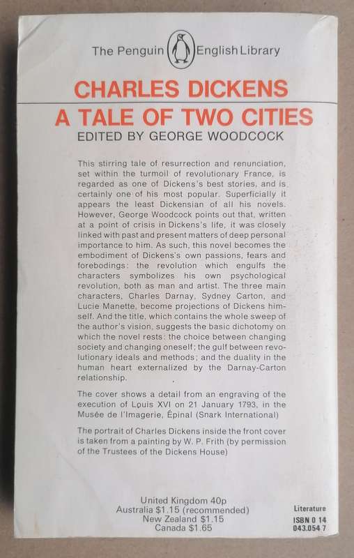 A Tale of Two Cities by Charles Dickens