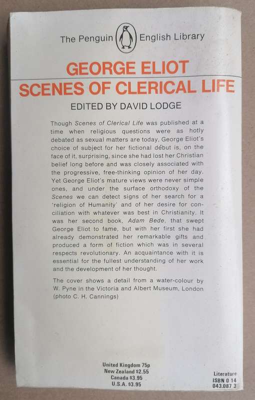 Scenes of Clerical Life by George Eliot