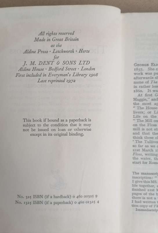 The Mill on the Floss by George Eliot