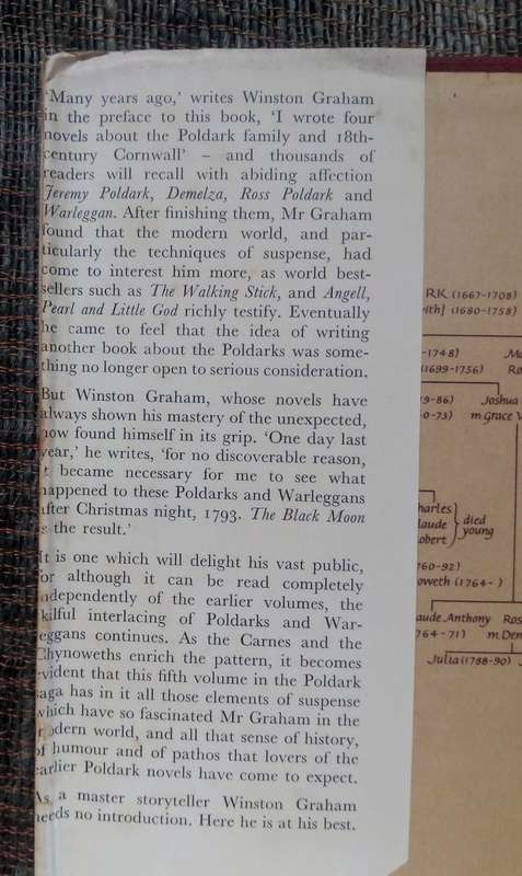 The Black Moon (The Fifth Poldark Novel) by Winston Graham