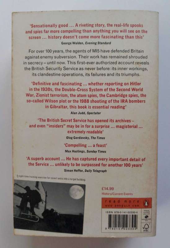 In Defence of the Realm - The Authorised History of M15 by Christopher Andrew