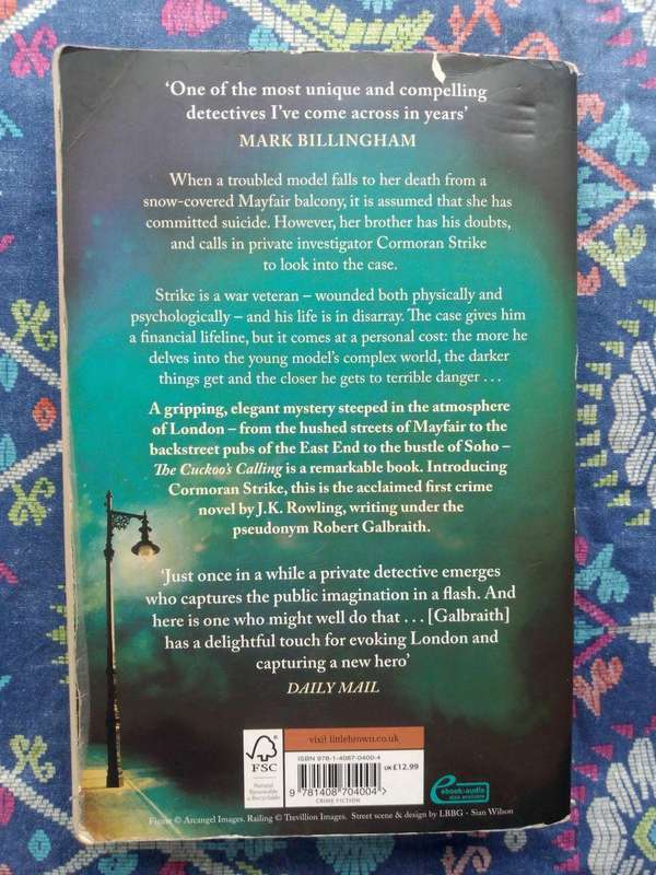 The Cuckoo is Calling by Robert Galbraith