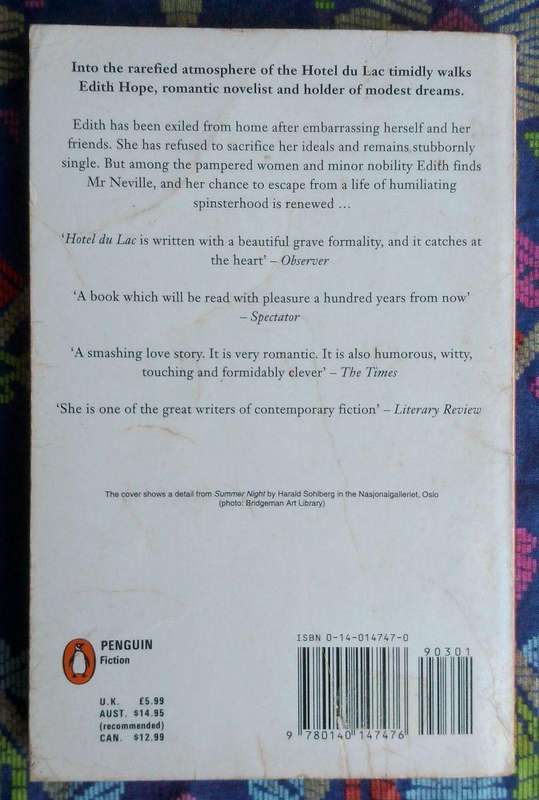 Hotel du Lac by Anita Brookner