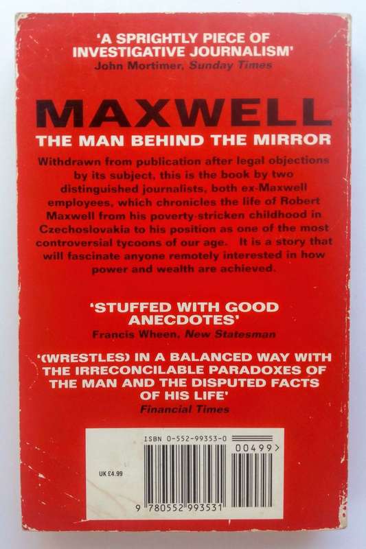 Maxwell - Portrait of Power by Peter Thompson and Anthony Delano