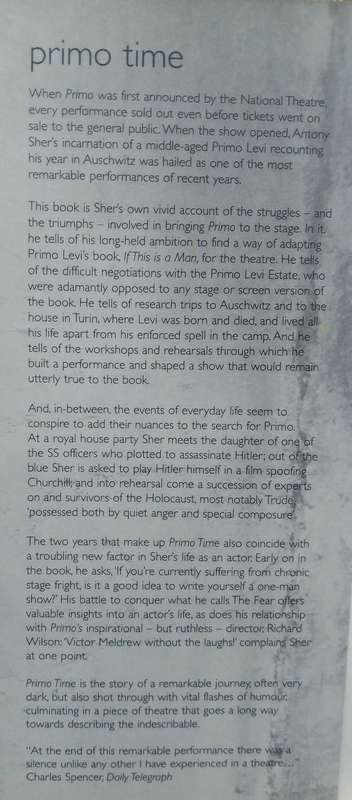 Primo Time by Antony Sher
