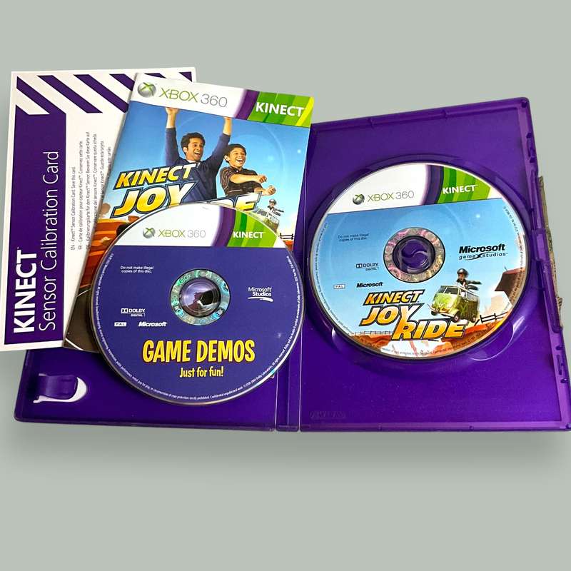 3 x Xbox 360 kinetic games  Kinect Adventures, Kinect Joyride and Kinect Star Wars
