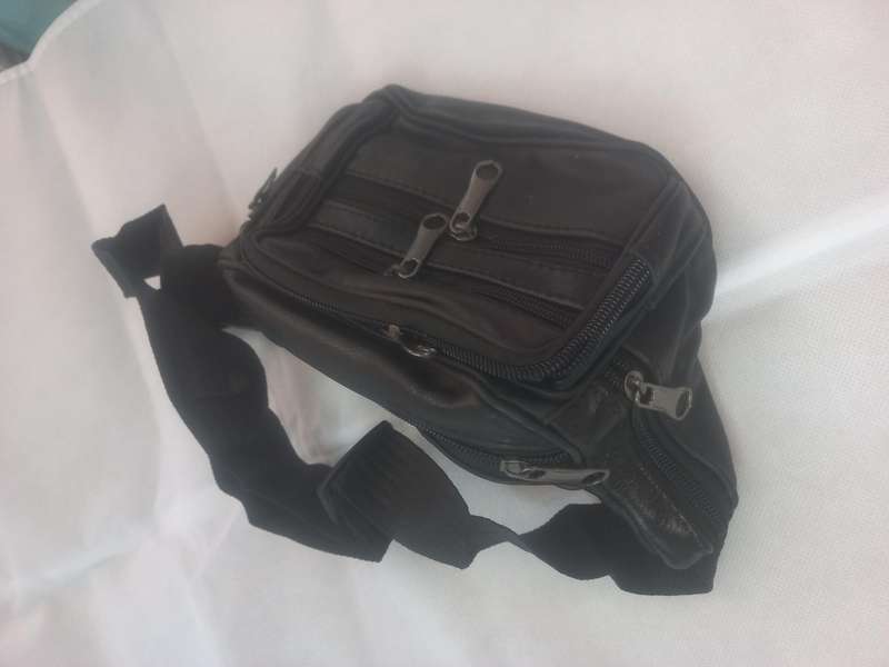 New Leather Sling Moon Bag 7 compartments