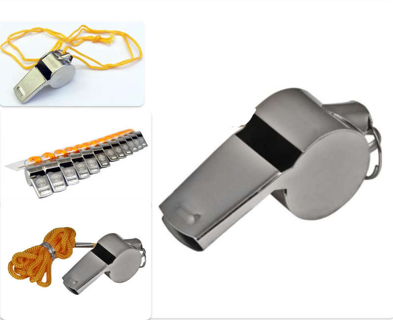 Investify Metal Whistle pack of 12