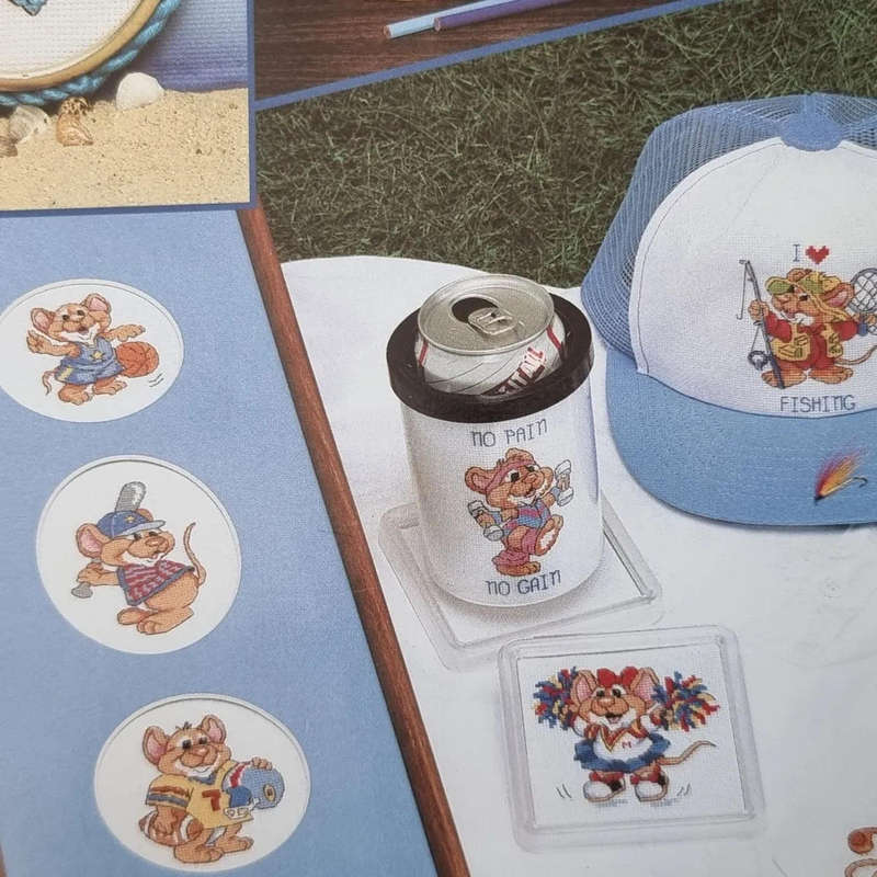 Dimensions - Work 'n Play- Leaflet 220 - Cross Stitch Pattern