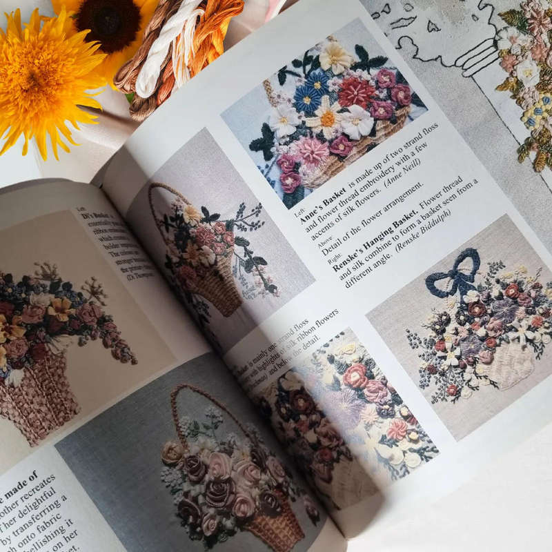 Satin & Silk Ribbon Embroidery By Lesley Turpin-Delport