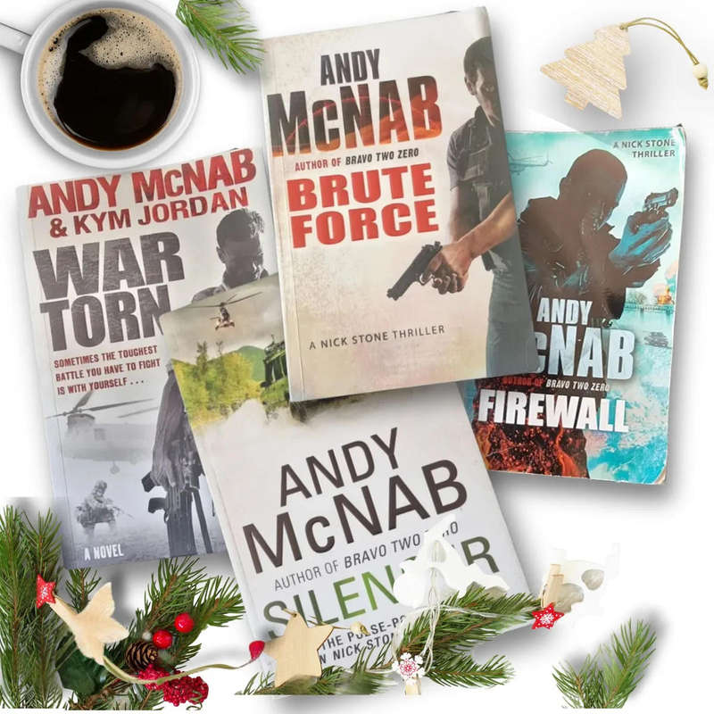 Andy McNab Firewall: Nick Stone 3, Silencer: Nick Stone 15, Brute Force, Nick Stone 11 War Torn
