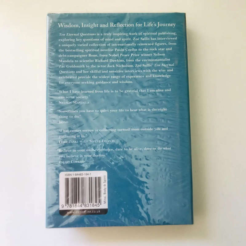 Ten Eternal Questions: Wisdom, Insight, and Reflection for Life's Journey Hardcover  by Zoe Sallis